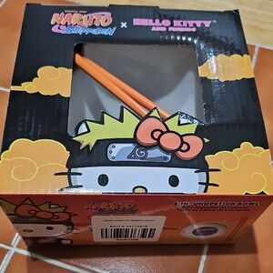 Naruto x Hello Kitty Ramen Bowl Set